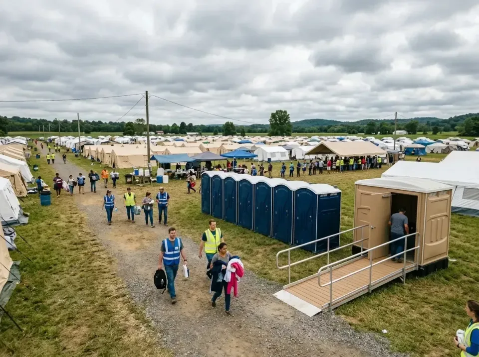 disaster-relief-camp-restrooms-010 — frequently asked questions, Dumpster & Portable Bathrooms Rental in Union City, TN